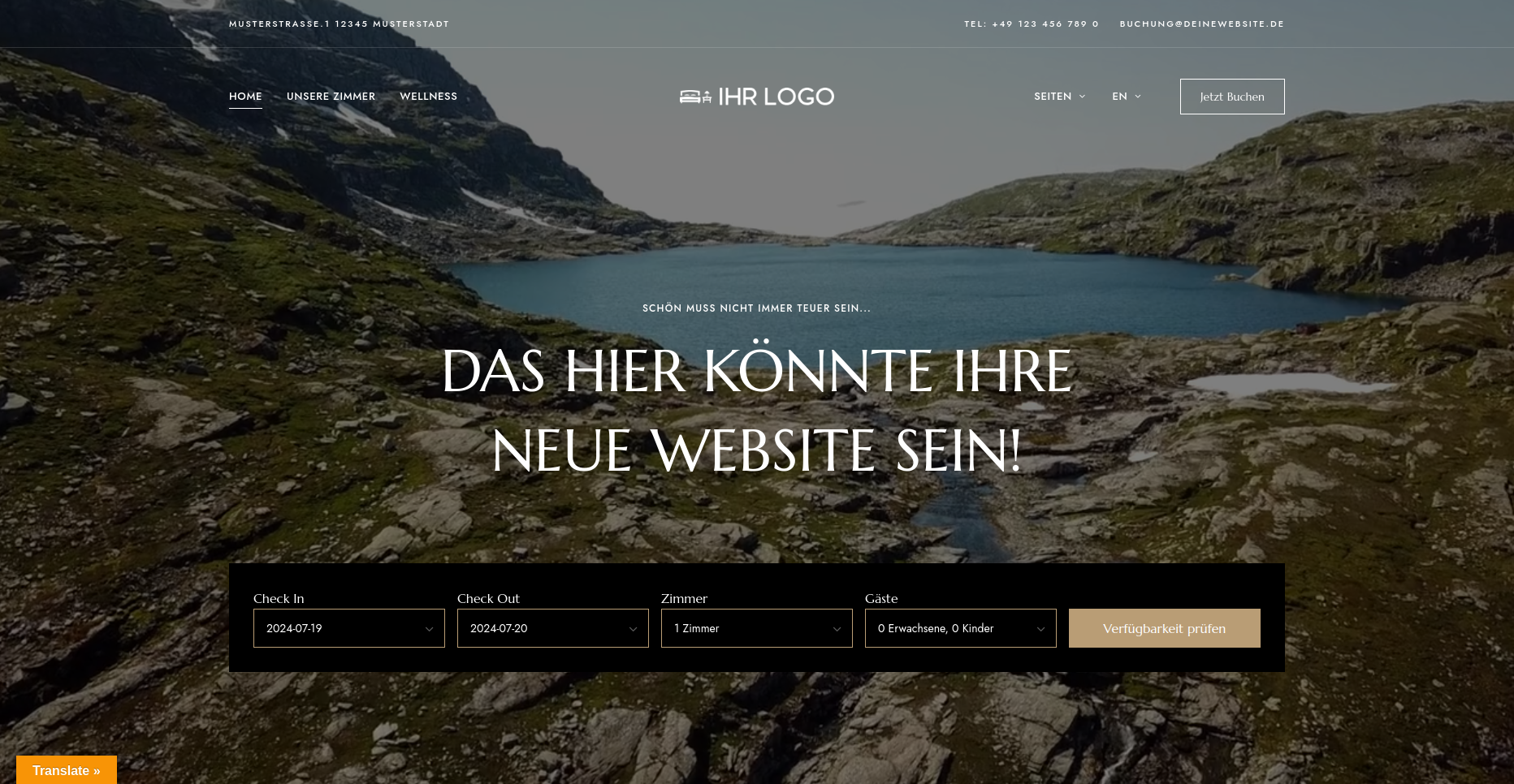 Hotel Website Erstellung