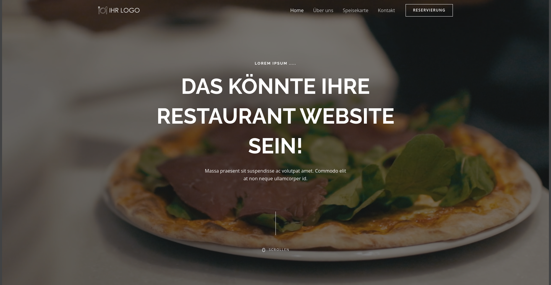 Restaurant Website Erstellung