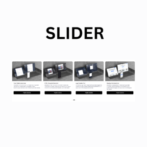 elementor portfolio slider plugin: modernes projekt showcase mit pill pagination