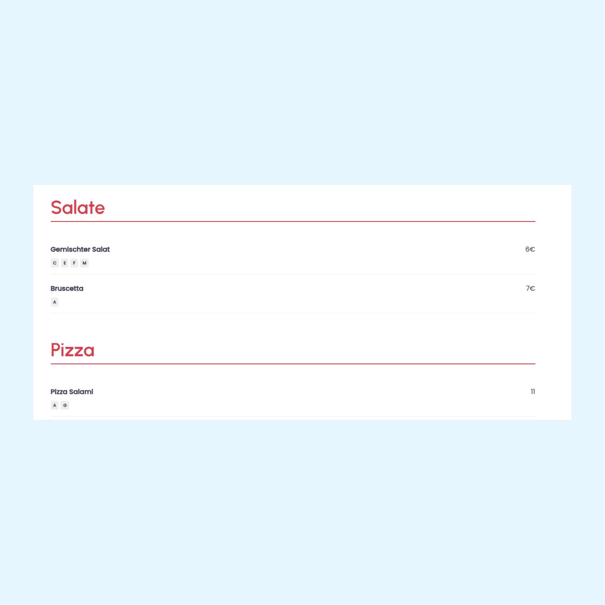 digital menu pro – rechtssichere speisekarten mit eu allergenen & 5 premium layouts