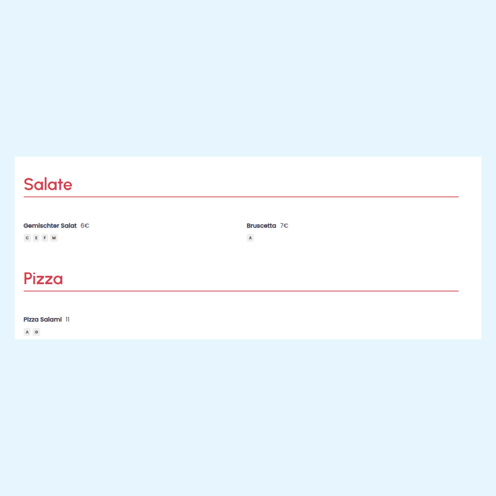 digital menu pro – rechtssichere speisekarten mit eu allergenen & 5 premium layouts