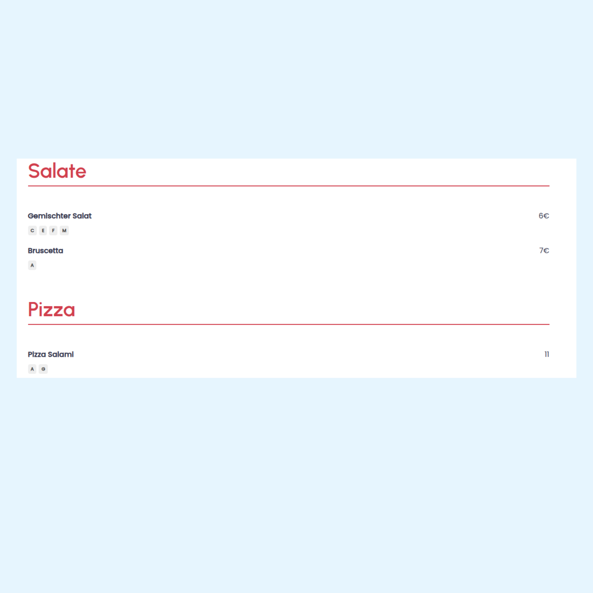 digital menu pro – rechtssichere speisekarten mit eu allergenen & 5 premium layouts