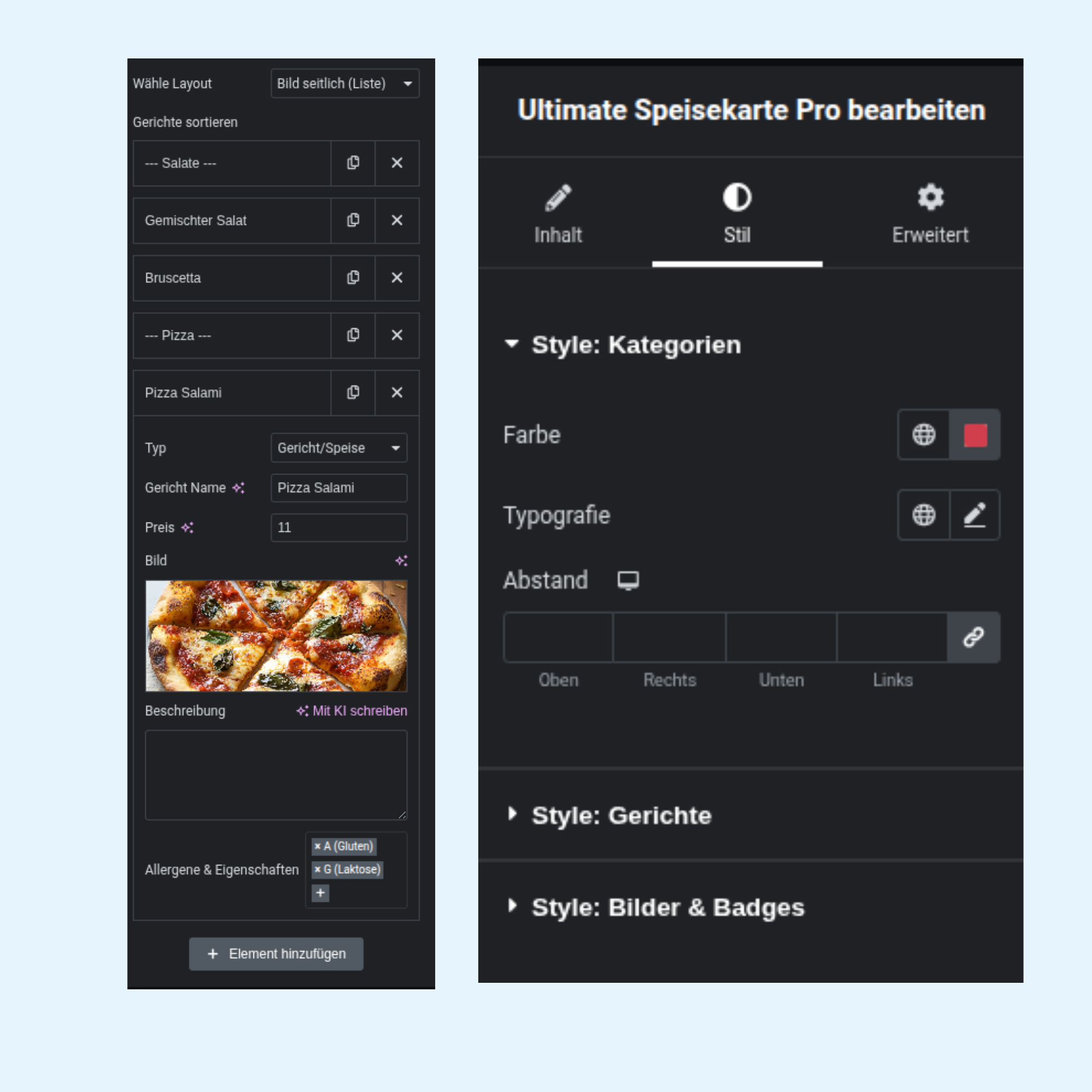 digital menu pro – rechtssichere speisekarten mit eu allergenen & 5 premium layouts
